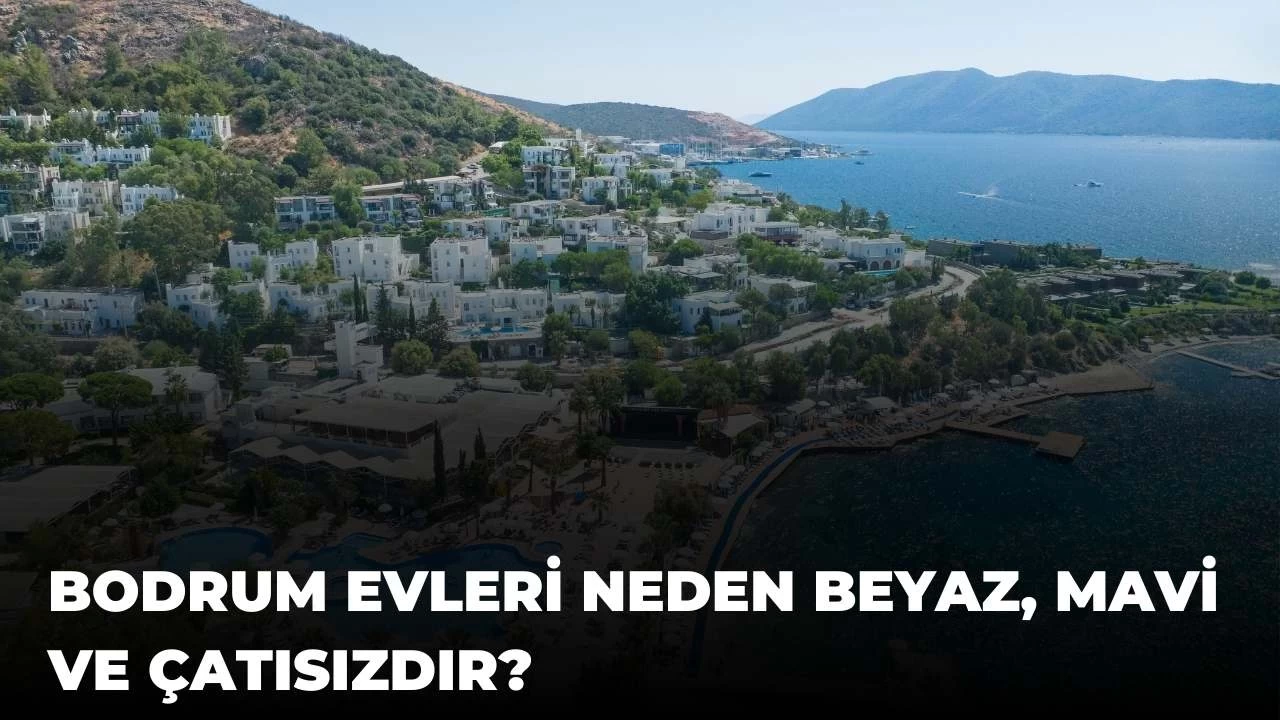 Bodrum Evleri Neden Beyaz, Mavi ve Çatısızdır?